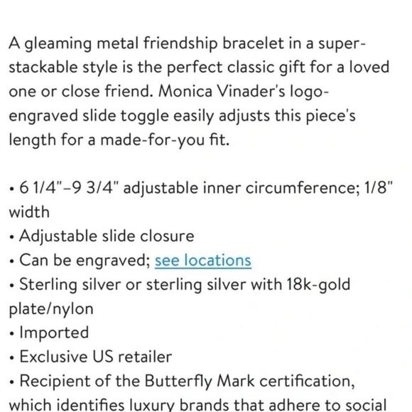 EUC Monica Vinader Fiji Friendship Gold Vermeil Bracelet – Iconic Everyday Luxe - Picture 9 of 10